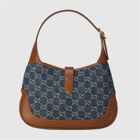 gucci denim jackie bag|original gucci jackie bag.